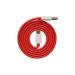 Crossvolt Frexcez Red Dash Type C Fast Charging Cable Compatible For All C Type Devices