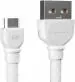 Robotek Micro USB Cable 3 A 1 m shielded Raftaar DC 108 3AMP (Compatible with Mobiles, Tablets, Smartwatch, Bluetooth Speakers, White, One Cable)