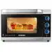 Borosil Prima 48 L Oven Toaster & Grill, Motorised Rotisserie & Convection Heating, 6 Heating Modes, Silver