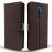 Balkans Mi Redmi 9 Prime Flip Case Leather Finish | Inside TPU with Card Pockets | Wallet Stand and Shock Proof | Magnetic Closing | Complete Protection Flip Cover for Mi Redmi 9 Prime (Coffee)