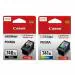 Canon Combo 740 XL & 741 XL Ink Cartridge [Set of 2 Cartridge] (Pg 740XL & Cl 741XL) Black & Color