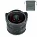 Artek 7artisans 7.5mm F2.8 APS-C Wide Angle Fisheye Fixed Lens for Canon Compact Mirrorless Cameras Canon EF-M Mount M1 M2 M3 M5 M6 M10-Black