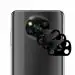 Kite Digital Poco X3 / Poco X3 Pro [Black] Back Camera Lens Protector Tempered Glass Full Camera Coverage with Easy Installation Kit (Pack of 3)