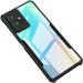 AmericHome Vivo T1 5G, Vivo Y75 5G Black, Transparent Rubber Dual Protection Mobile Back Cover