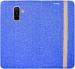 COVERBLACK Artificial Leather::Rubber Flip Cover Compatible model for Samsung Galaxy J8 SM-J810GZBGINS - Blue