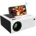IBS HDMI and USB Port 43 Aspect Ratio DLP Portable Projector with Remote Control
