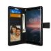 Foso Nokia 8 Sirocco Black Leather Magnetic Back Cover 19.56 x 11.94 x 2.79 cm