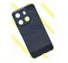 COVERBLACK Silicone Rubber Hybrid Case Case Back Cover for Tecno Spark Go (2023) - Black