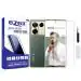 eZell INFINIX NOTE 40 PRO 5G UV Tempered Glass by Ctel, Ultra-thin Full 3D Curved Edge Touch Responsive and Fingerprint unlock (Transparent) with dry and wet wipes
