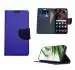 Fastship Samsung Galaxy J1 Ace Flip Cover | Canvas Cloth Durable long life Pockets & Stand Wallet Stylish Mercury Magnetic Closure Book Cover Flip Case for Samsung Galaxy J1 Ace - Purple:Blue