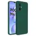 Rakulo For Poco M4 5G Liquid Silicone with Camera Protection Back Cover Case (Green)