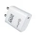 pTron Volta FC18 20W PD Charger, Fast Charging, Single Port, Power Delivery Compatible & BIS Certified (White)
