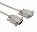 ACCU CABLE 9 Pin Serial Male To Female Extension Cable Lead DB9 RS232 Serial, 1.2M White