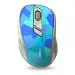 Rapoo M500 Blue Optical Silent Multi Mode Bluetooth Wireless Mouse with 2.4G USB Receiver, 1600 DPI for Laptop, MacBook and PC (10.5 x 6.7 x 4.1 cm)