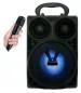 MUSIFY TOP BRAND WS-402 Wireless Speaker Led Disco Light subwoofer Sound System with DJ Light Carry Handle-Travel Speaker Support Bluetooth, FM Radio, USB, Micro SD Card Reader, AUX with [Free Mic] 15 W, 4