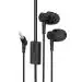 Ubon Black Champ GP 321 Wired Earphones With Mic