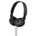 Sony MDR ZX110 Black On Ear Headphones without Mic