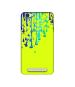 Casotec Neon Paint Design Printed Silicon Soft TPU Back Case Cover for Relince LYF Flame 1