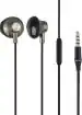 Qurox Nexa Wired Earphones with Mic and HD Sound Quality with Noise Cancellation Wired Headset (Black)