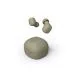 FINGERS SizeZero Pods2 - World's Tiniest TWS Earbuds Sage Green