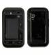 Imbi Black Plastic Back Panel For Samsung C3303 Champ