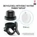 iFynd Mili - Mili MiBell Bicycle Anti Loss Bell with Built in Bluetooth Tracker Black