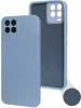 Jkobi Back Cover Case For Realme 8 | 8 Pro ( Inside Fiber cloth | Smooth Matte Finish | Elegant Professional Look |Light Blue)