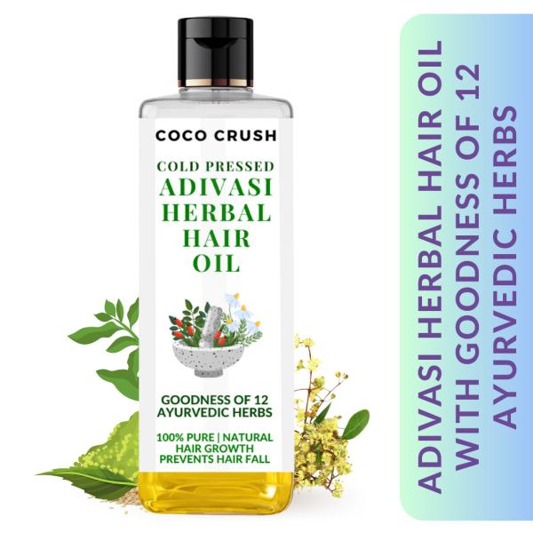 Buy Coco Crush Cold Pressed Adivasi Herbal Hair Oil 100 ml Online