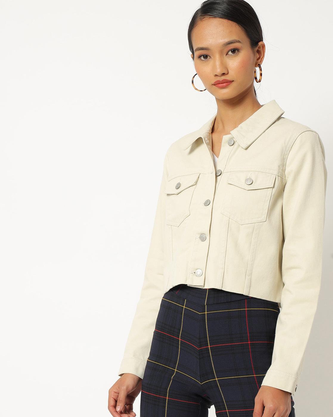 ジャケット・アウター herlipto Milano Cropped Denim Jacket M