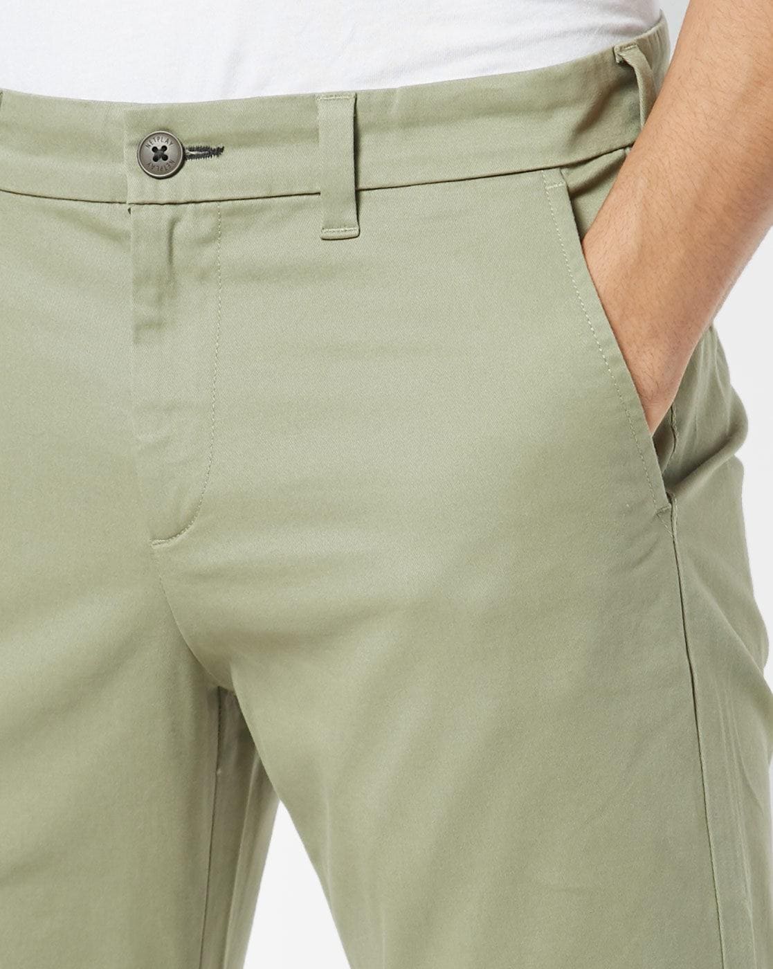 Belt Cropped Chinos Netplay Knit Crop Chinos™ Ulitimate Comfort