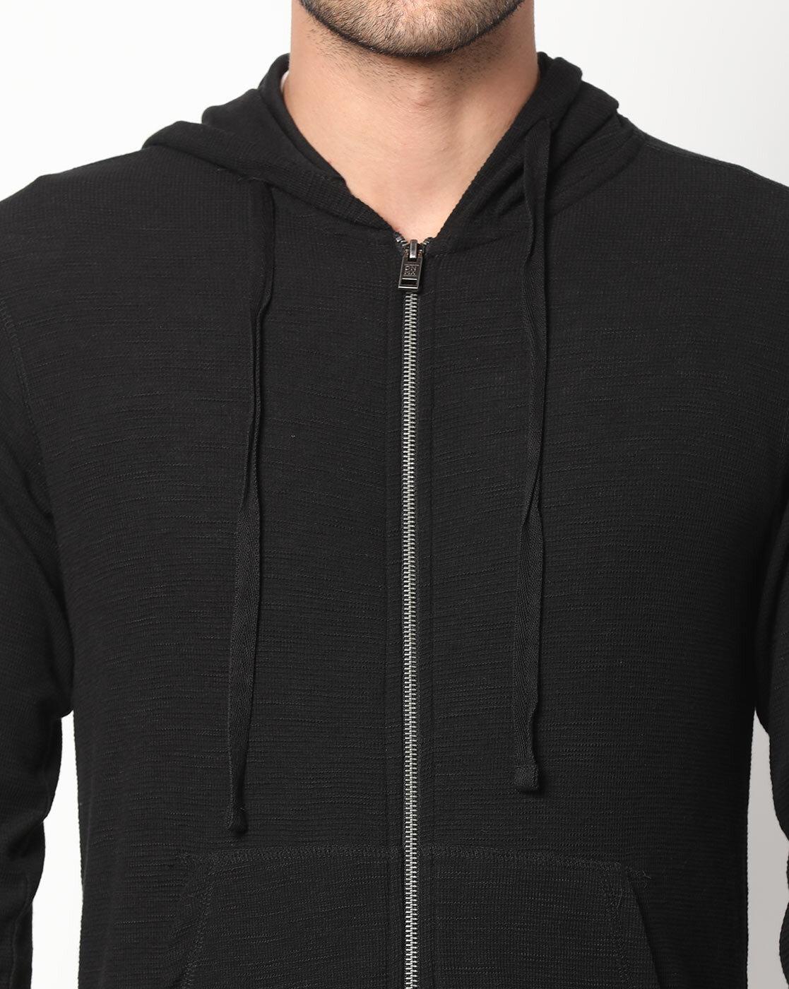 Buy Zip-Front Hoodie with Kangaroo Pockets Online at Best Prices