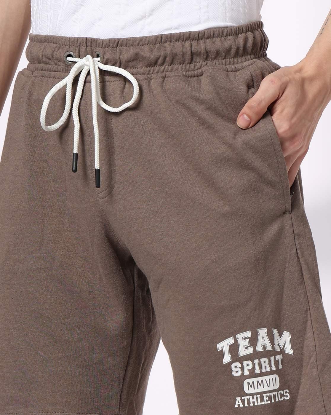 Buy New Core Varsity Logo Print Knit Shorts Online at Best