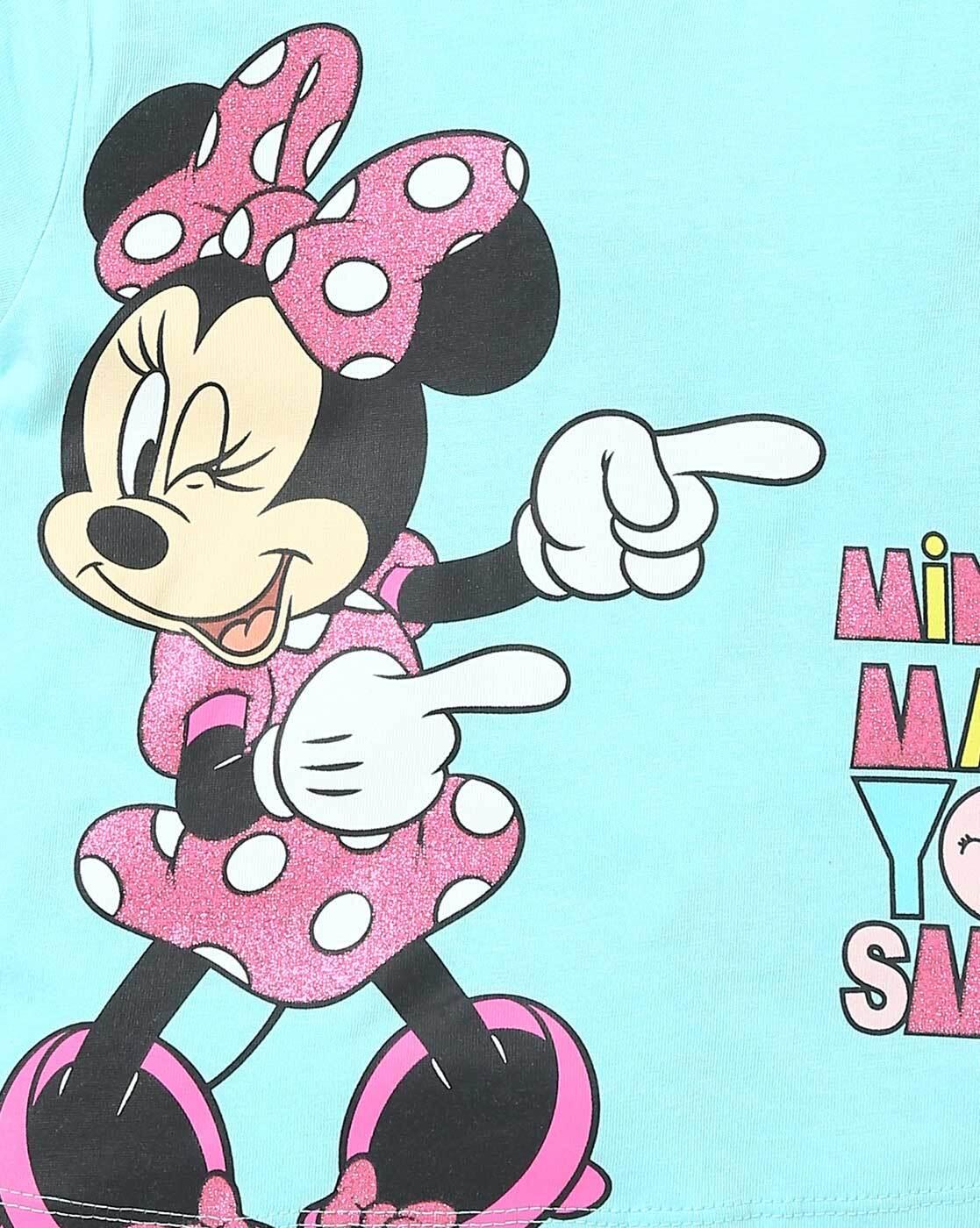 Mickey Mouse Print Crew-Neck T-shirt - JioMart