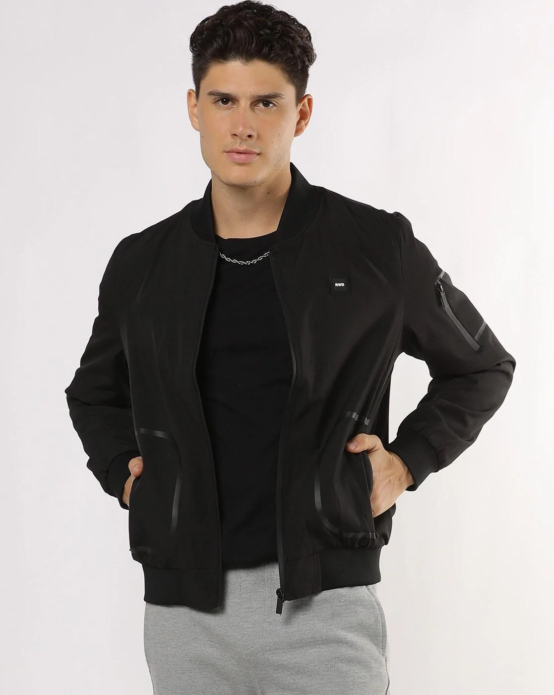 Buy Zip-Front Bomber Jacket Online at Best Prices in India - JioMart.