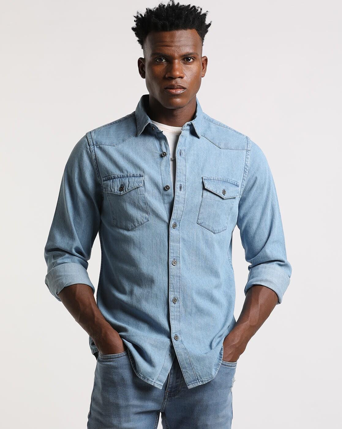 denim-shirt-with-flap-pockets-
