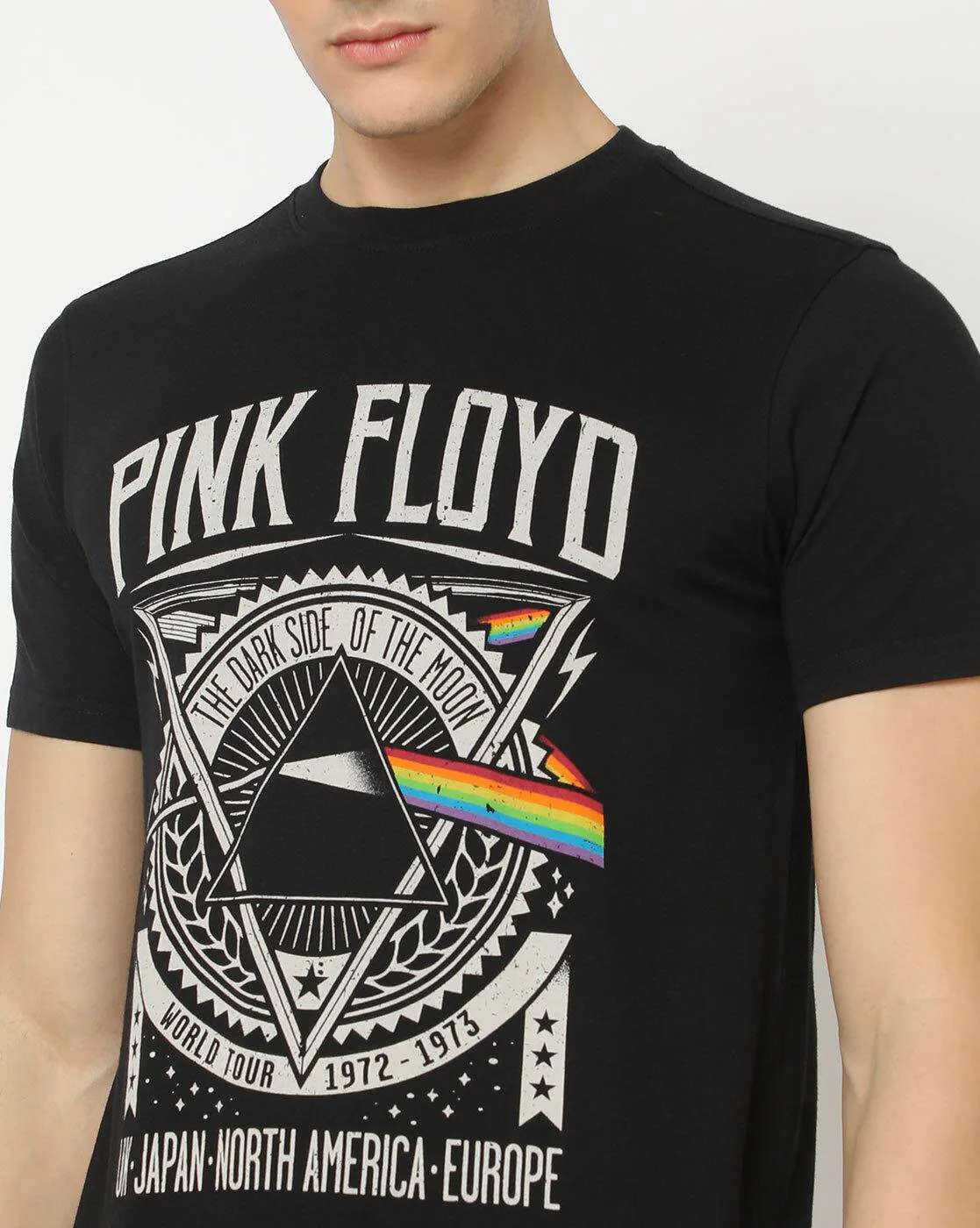 PINK FLOYD Tシャツ Buy URB_N Men Oversized Pink Floyd Printed T-shirt Online at