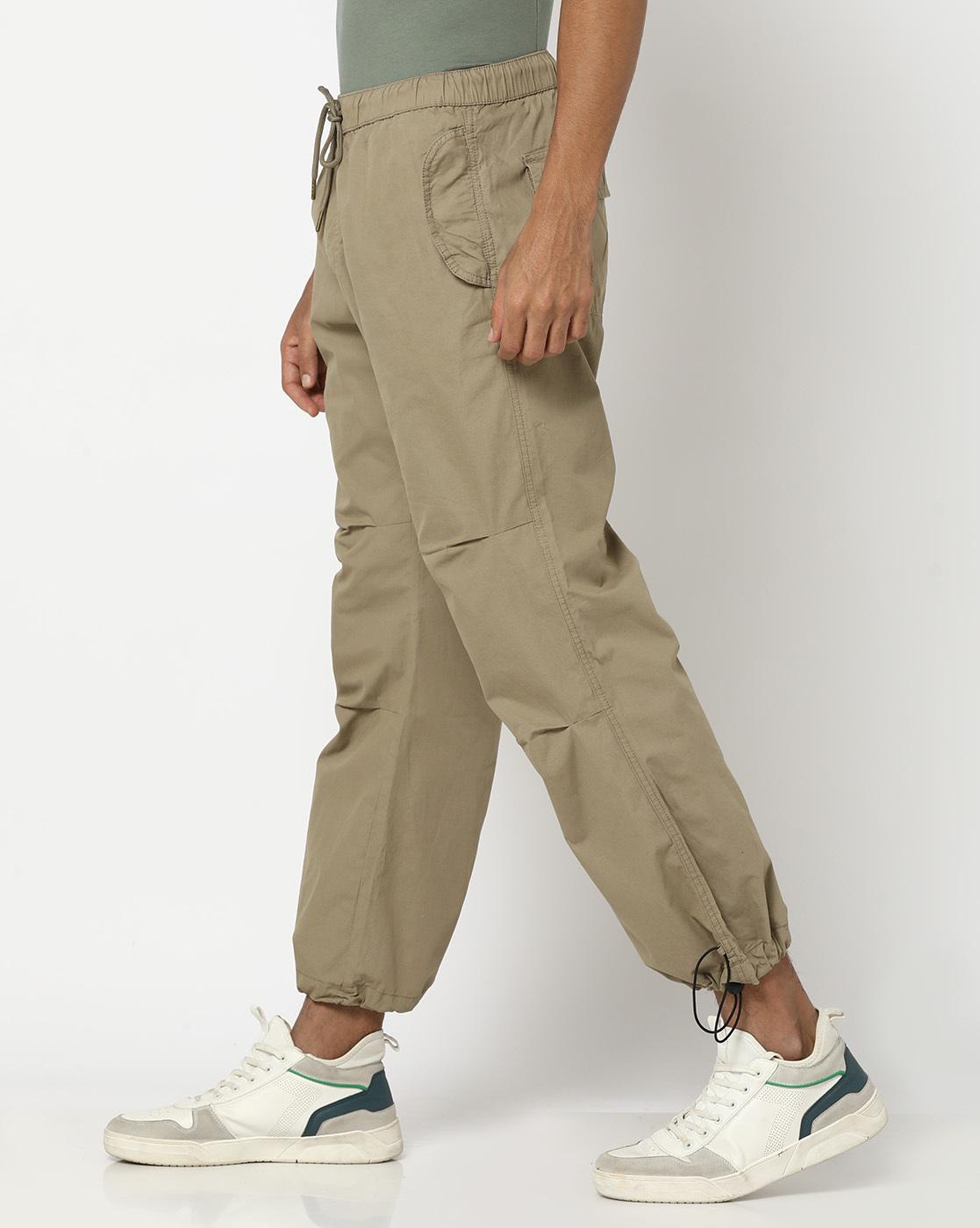 Buy Men Regular Fit Parachute Pants Online at Best Prices in
