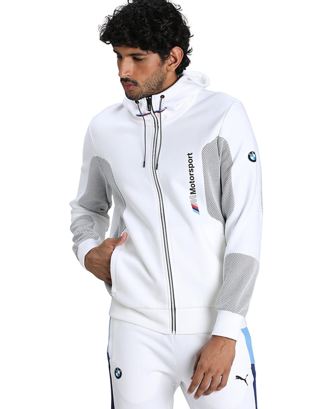 Buy Regular Fit Bmw M Motorsport Hooded Sweat Jacket Online at