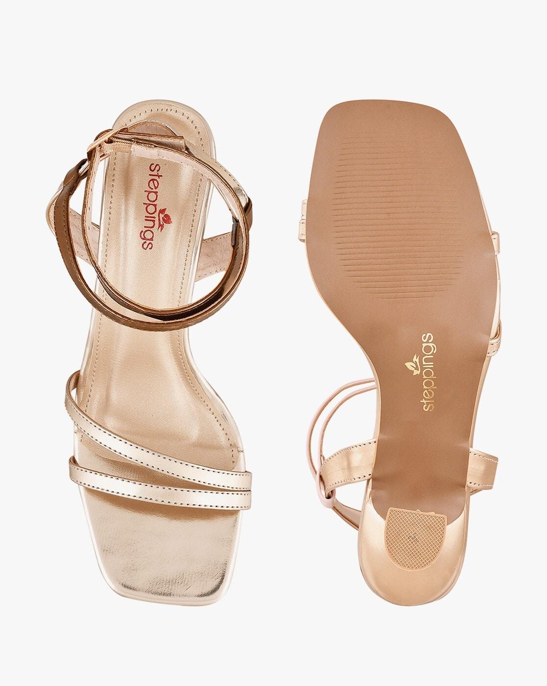 Buy Strappy Square-Toe Kitten Heels Online at Best Prices in India