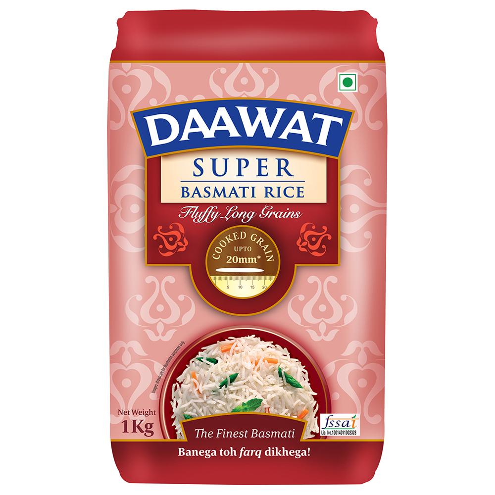 daawat super basmati rice 1 kg - Buy Online at Best Price | Best price in India, Dubai (UAE) & Iraq