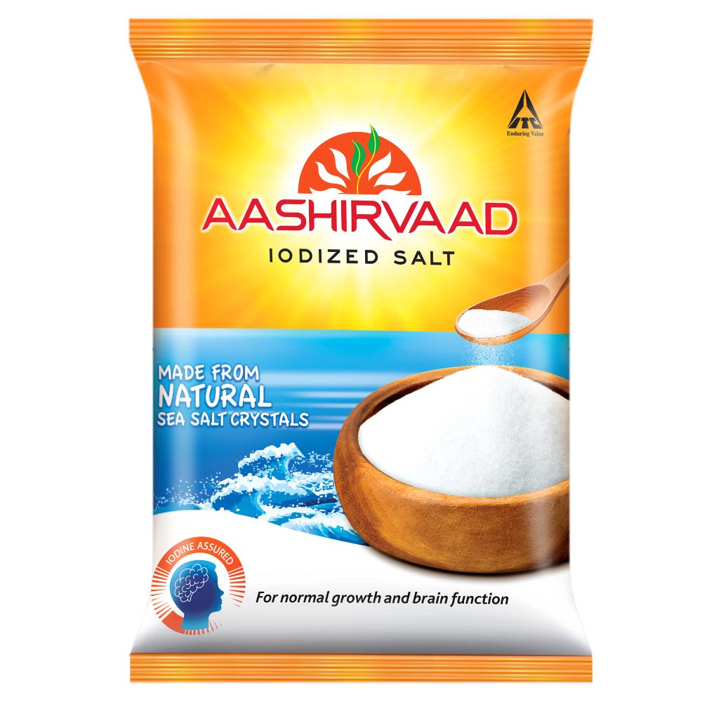 Aashirvaad Iodized Salt 1 kg

