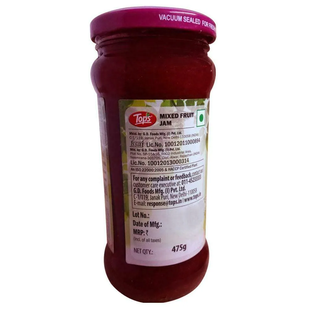 〆 Buy Tops Mixed Fruit Jam 475 g Online at Best Prices in India