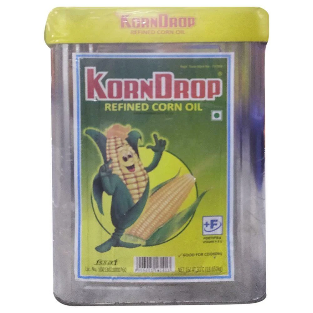 KornDrop Refined Corn Oil 15 L - JioMart