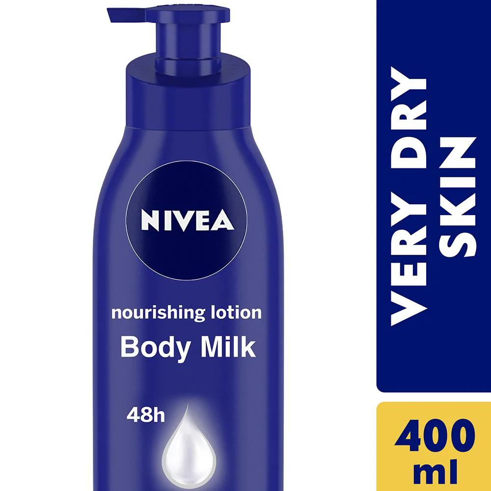 langzaam Bedrijfsomschrijving actrice Nivea Body Milk 48 Hour Nourishing Lotion for Very Dry Skin 400 ml - JioMart