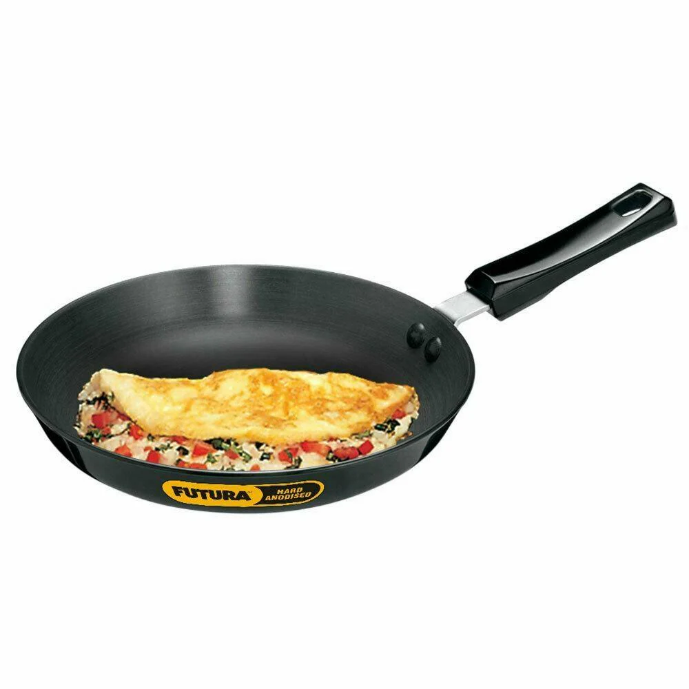 Buy Hawkins Futura 25 cm Frying Pan, Hard Anodised Fry Pan, Black