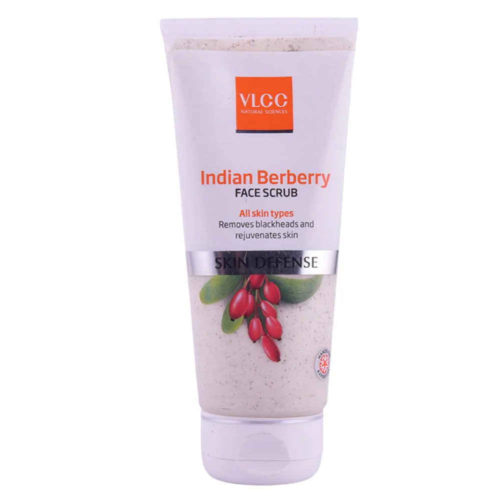 VLCC Skin Defense Indian Berberry Face Scrub - BEST FACE SCRUBS IN INDIA FOR OILY SKIN