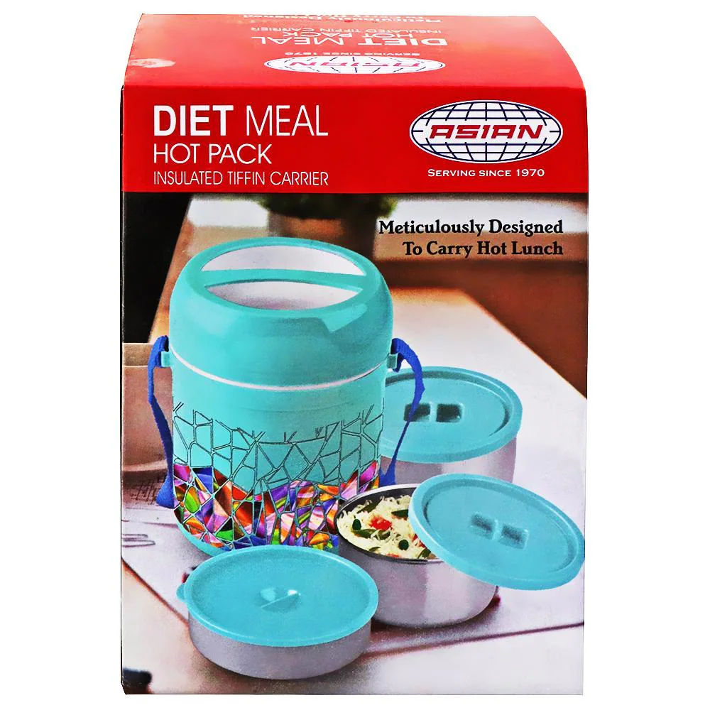 Buy Asian Diet Assorted Round Stainless Steel Lunch Box 900+ 600+