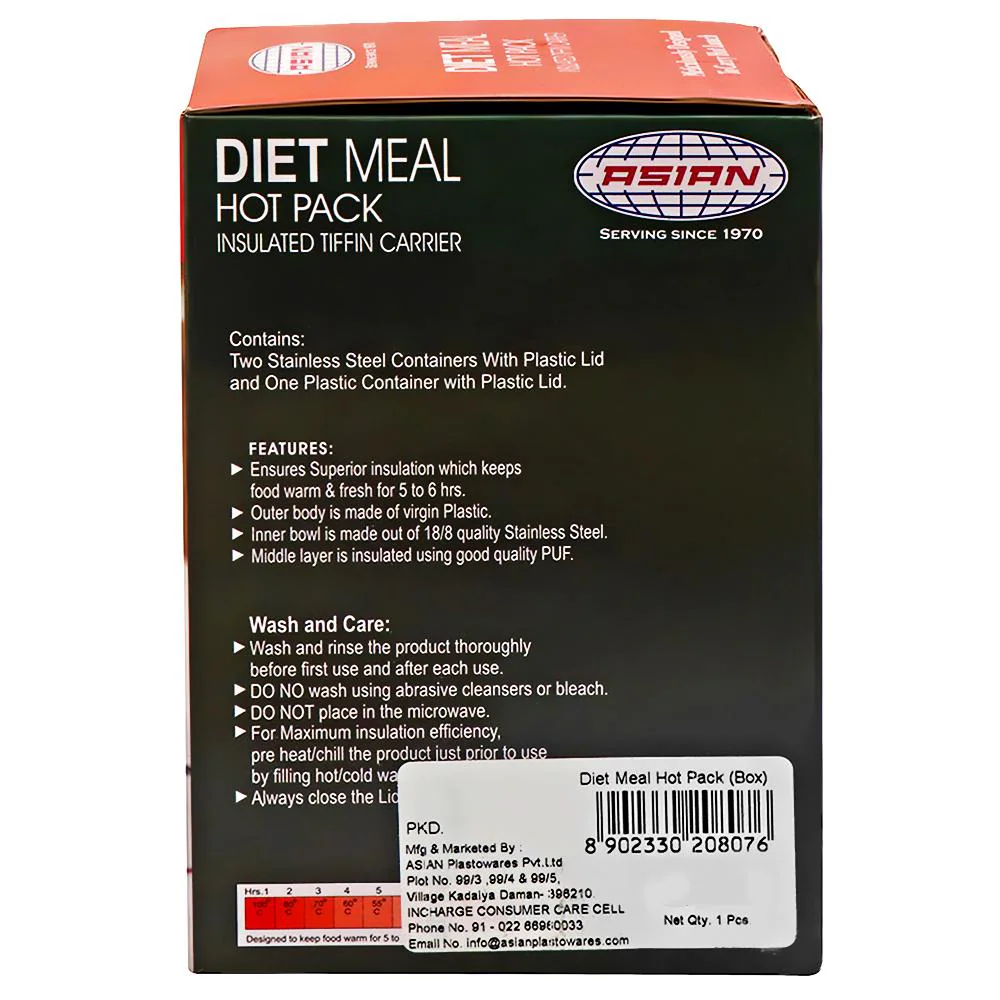 Buy Asian Diet Assorted Round Stainless Steel Lunch Box 900+ 600+