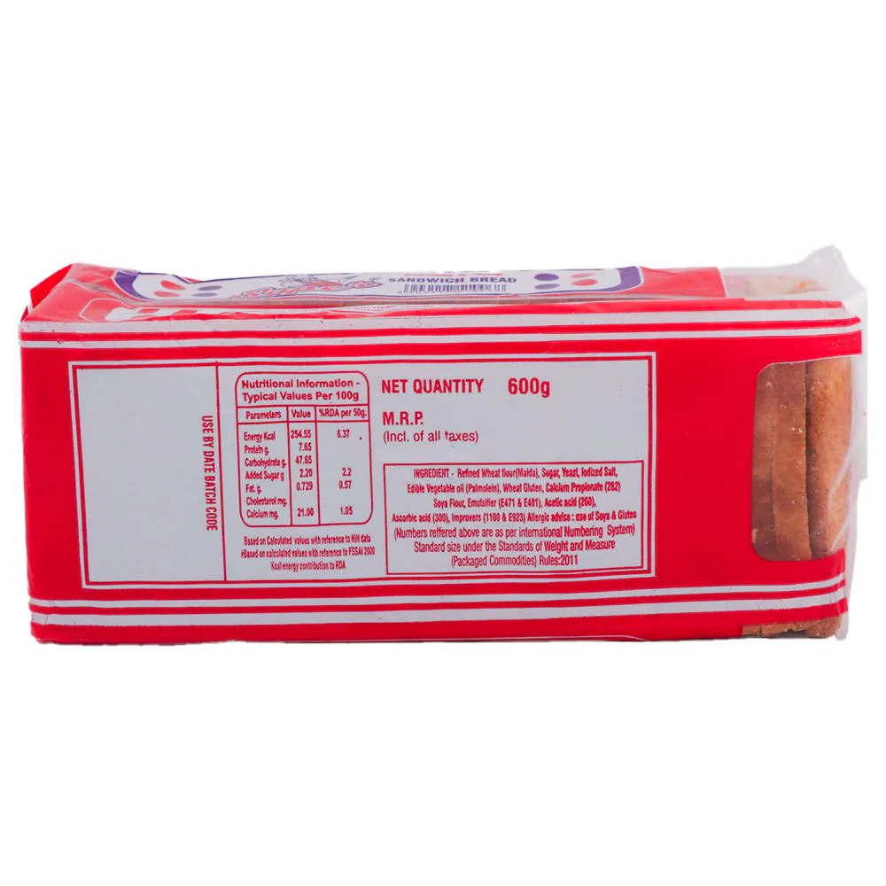 Buy Super Sandwich Bread 600 g Online at Best Prices in India