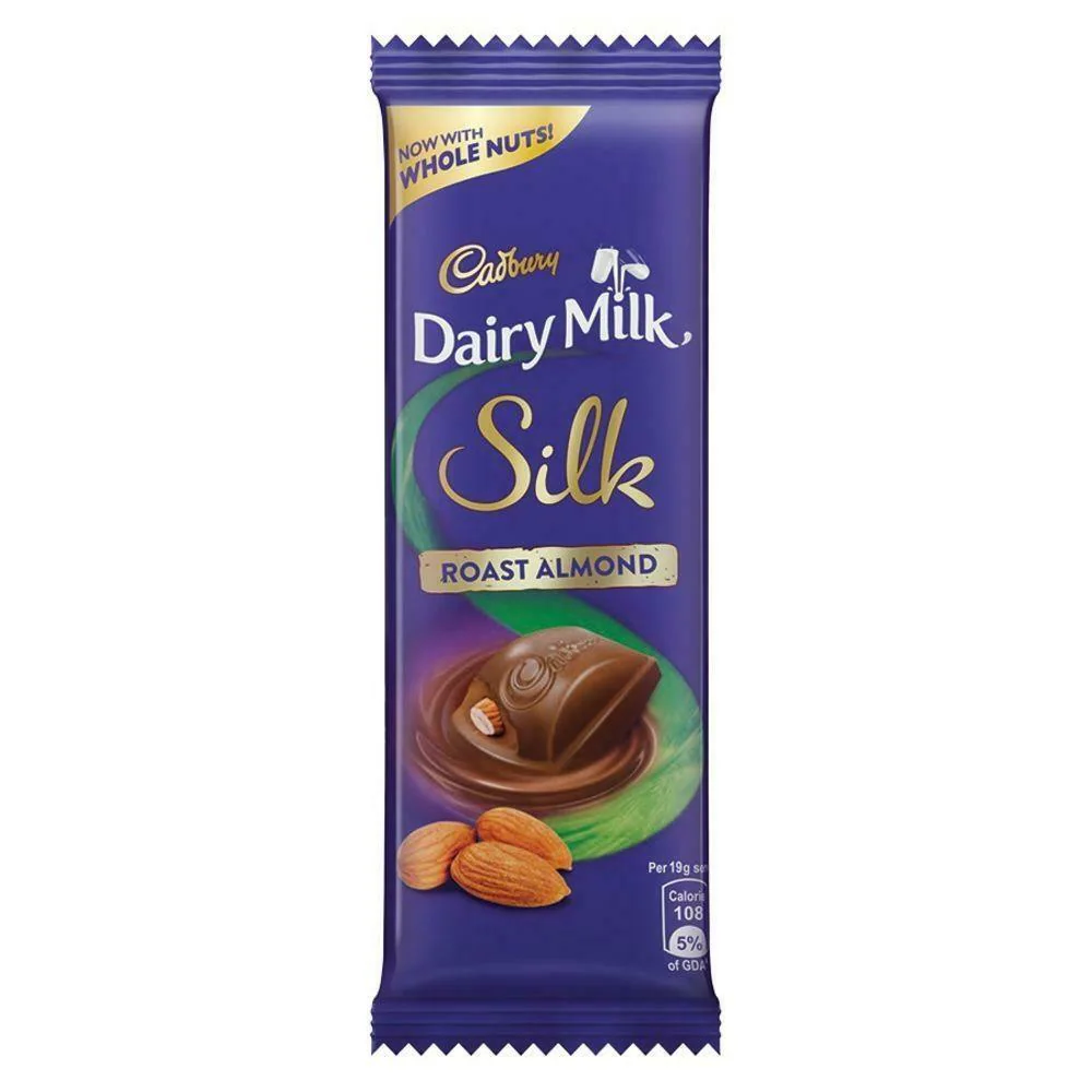 Cadbury Dairy Milk Silk Roast Almond Chocolate 58 g - JioMart